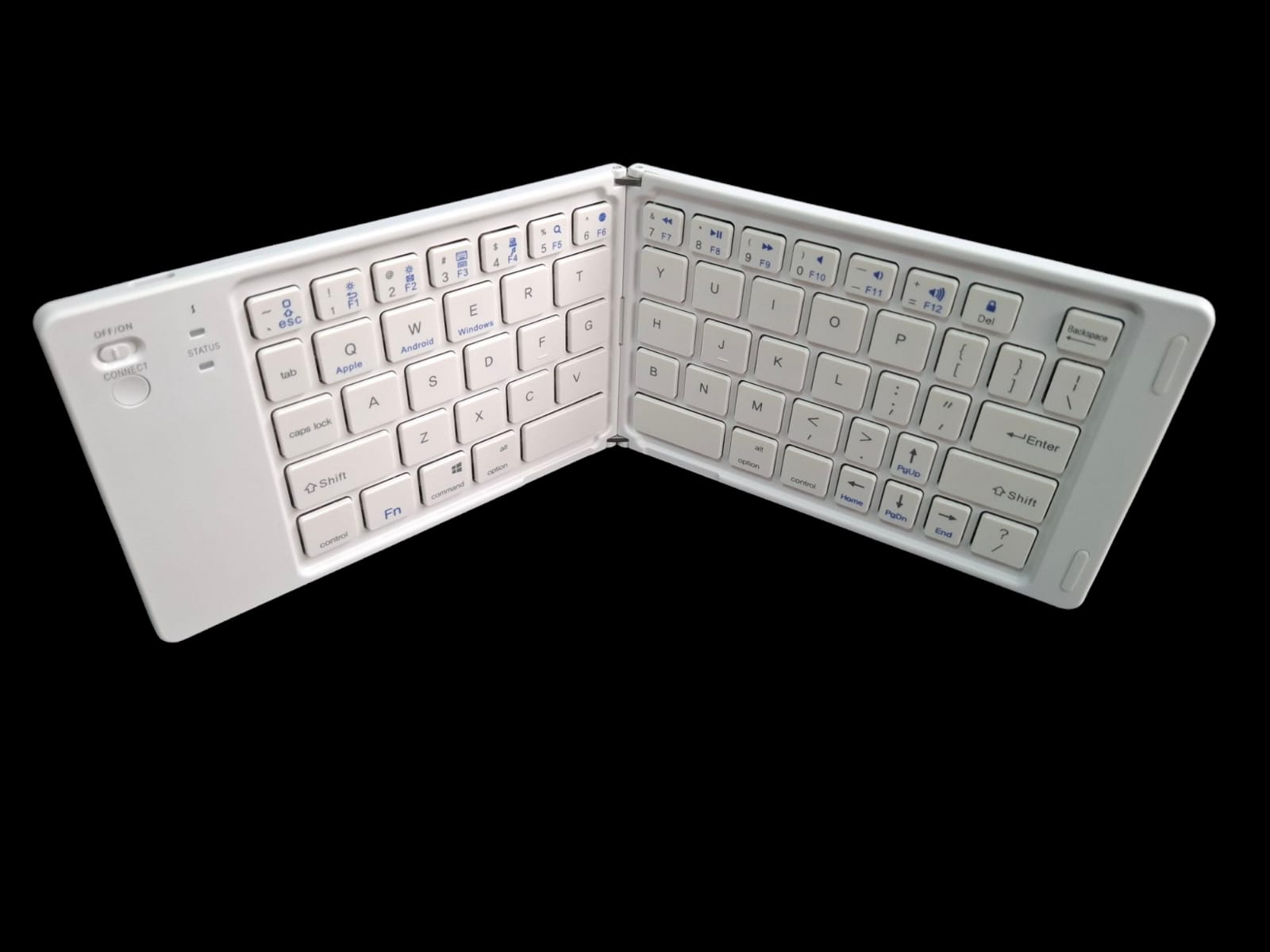 Teclado  Plegable Bluetooth Blanco